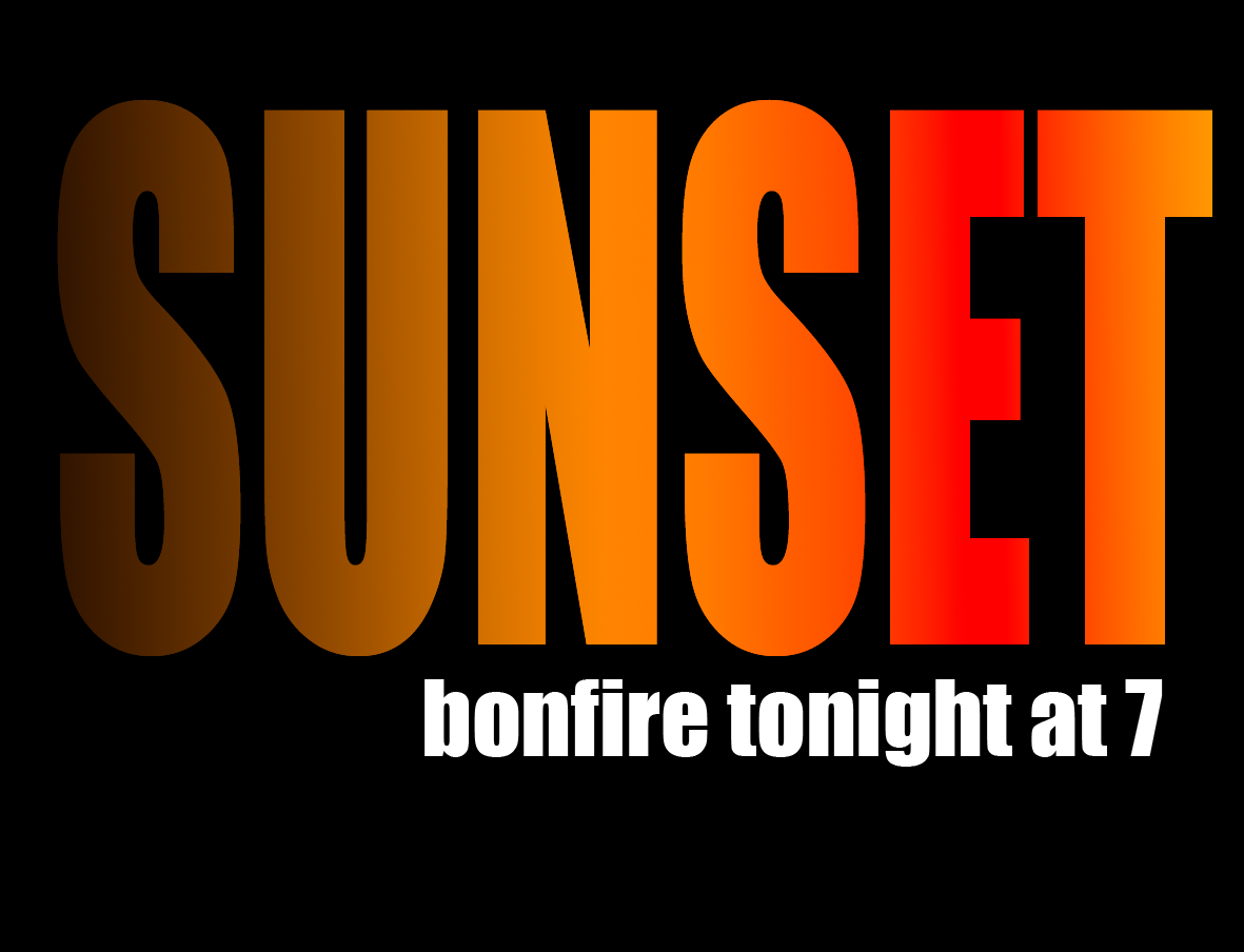 Completed Sunset Gradient project